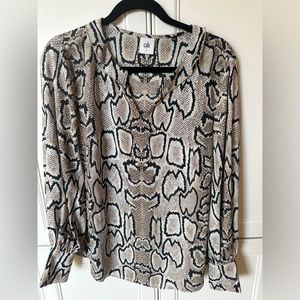 Snake Print Blouse